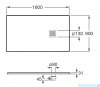 Roca Terran 160x90cm brodzik prostokątny konglomeratowy szary łupek AP10164038401200